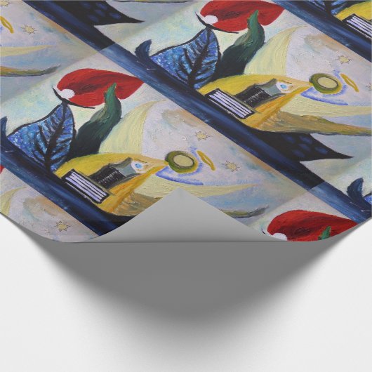 Abstraktes Malpapier Geschenkpapier (Ecke)