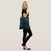 Abstraktes Mandala 3 Tasche (Am Model)