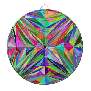 Abstraktes Mandala Dartscheibe