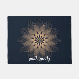 Abstraktes Mandala finden Sie Ihre Badematte Fußmatte