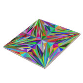 Abstraktes Mandala Fliese (Seite)