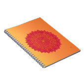 Abstraktes Mandala-Form-Notizbuch Notizblock (Rechte Seite)