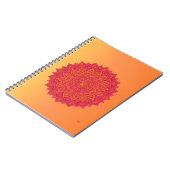 Abstraktes Mandala-Form-Notizbuch Notizblock (Linke Seite)