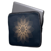 Abstraktes Mandala für Ihren Frieden Laptopschutzhülle (Vorderseite Links)