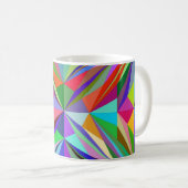 Abstraktes Mandala Kaffeetasse (VorderseiteRechts)