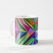 Abstraktes Mandala Kaffeetasse (Vorderseite Links)