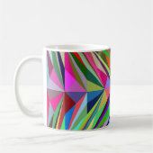 Abstraktes Mandala Kaffeetasse (Links)
