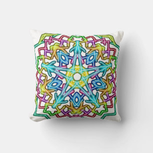 Abstraktes Mandala Kissen