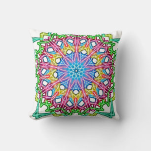 Abstraktes Mandala Kissen