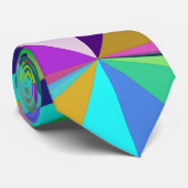 Abstraktes Mandala Krawatte (Gerollt)