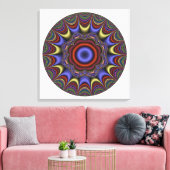 Abstraktes Mandala Leinwanddruck (Insitu (Wohnzimmer))