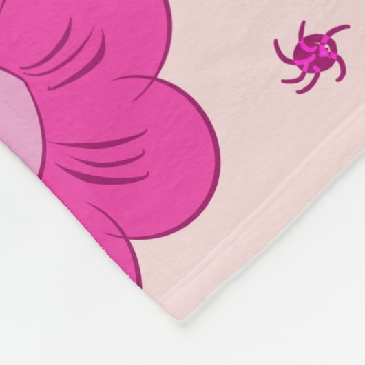 Abstraktes Mandala-Muster, rot Fleecedecke (Ecke)