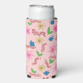 Abstraktes Mandala-Muster, rot Selters Dosenkühler (Seltzer Vorderseite)