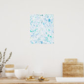 Abstraktes Mandala Poster (Küche)