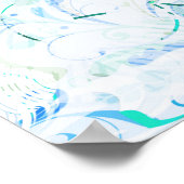 Abstraktes Mandala Poster (Ecke)