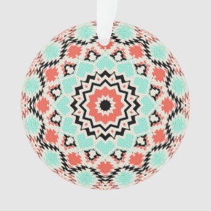 Abstraktes Mandala-Rundmuster Kaleidosco Ornament