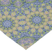 Abstraktes Mandala-Rundmuster Kaleidosco Tischdecke (Schrägansicht)