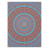 Abstraktes Mandala-Rundmuster Kaleidosco Tischdecke (Vorderseite)