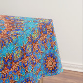 Abstraktes Mandala-Rundmuster Kaleidosco Tischdecke (Beispiel)