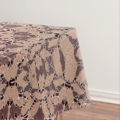 Abstraktes Mandala-Rundmuster Kaleidosco Tischdecke (Beispiel)