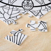 Abstraktes Mandala Spaß-Farbpuzzle Puzzle (Seite)