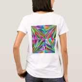 Abstraktes Mandala T-Shirt (Rückseite)