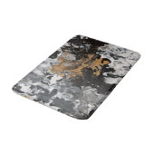 Abstraktes Marble-Acryl-Glam #1 #painting Badematte (Schrägansicht)