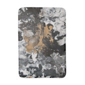 Abstraktes Marble-Acryl-Glam #1 #painting Badematte (Vorderseite Vertikal)