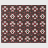 Abstraktes Marienkäfer-Kunst-Design, Geschenkpapier (Flach)