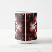 Abstraktes Marienkäfer-Kunst-Design, Kaffeetasse (Mittel)