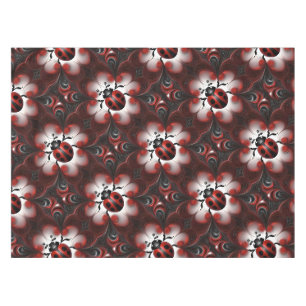 Abstraktes Marienkäfer-Kunst-Design, Tischdecke