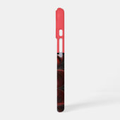 Abstraktes Marienkäfer-Kunstdesign, iPhone 16 Hülle (Linke Seite)