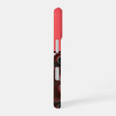 Abstraktes Marienkäfer-Kunstdesign, iPhone 16 Hülle (Rechte Seite)