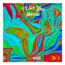 Abstraktes Marmor Flüssig-farbiges, glänzendes Pos