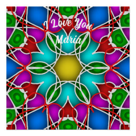 Abstraktes Marmor Flüssig-farbiges, glänzendes Pos Poster