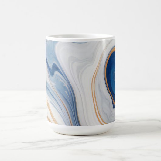 Abstraktes Marmordesign Kaffeetasse (Mittel)