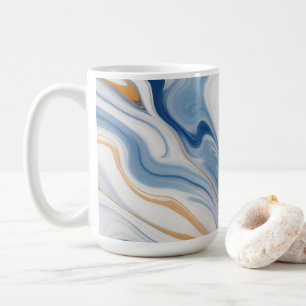 Abstraktes Marmordesign Kaffeetasse