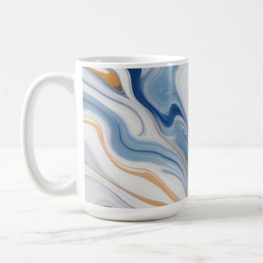 Abstraktes Marmordesign Kaffeetasse (Links)