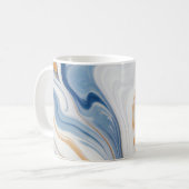 Abstraktes Marmordesign Kaffeetasse (Vorderseite Links)