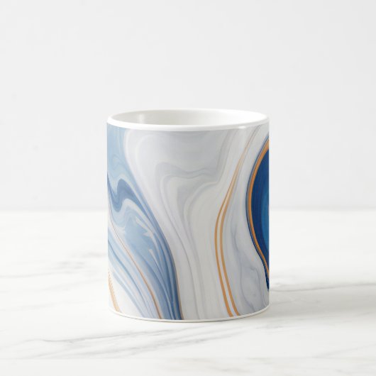 Abstraktes Marmordesign Kaffeetasse (Mittel)