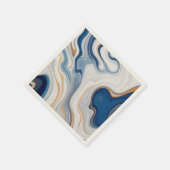 Abstraktes Marmordesign Serviette (Ecke)