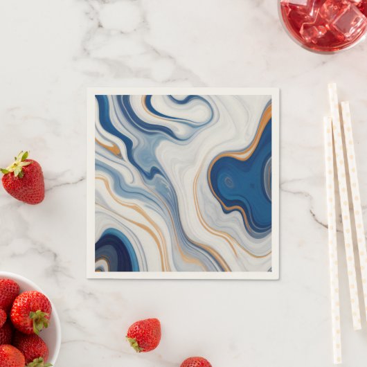 Abstraktes Marmordesign Serviette (Beispiel)