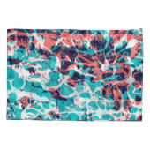 Abstraktes marmoriertes Papier - Hintergrund Kissenbezug (Rückseite)