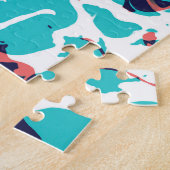 Abstraktes marmoriertes Papier - Hintergrund Puzzle (Seite)