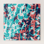 Abstraktes marmoriertes Papier - Hintergrund Puzzle (Horizontal)