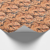Abstraktes Marmormuster, Hintergrund Geschenkpapier (Ecke)