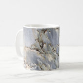 abstraktes Marmormuster Kaffeetasse (Vorderseite Links)