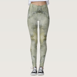 Abstraktes Marmormuster Leggings