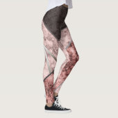 Abstraktes Marmormuster Leggings (Rechts)