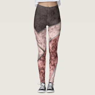 Abstraktes Marmormuster Leggings